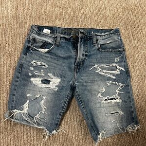 American Eagle Distressed Jean Shorts